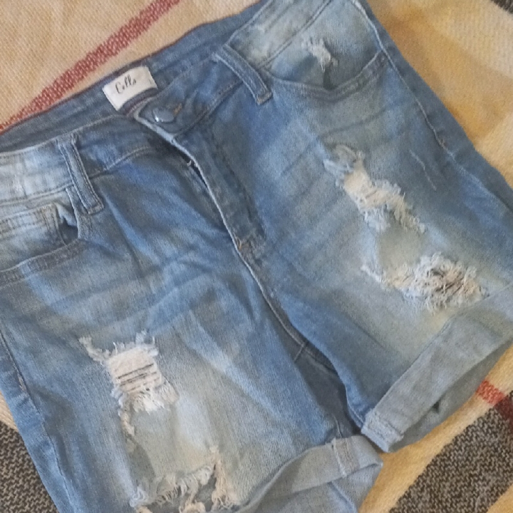 Cello Blue Denim Shorts